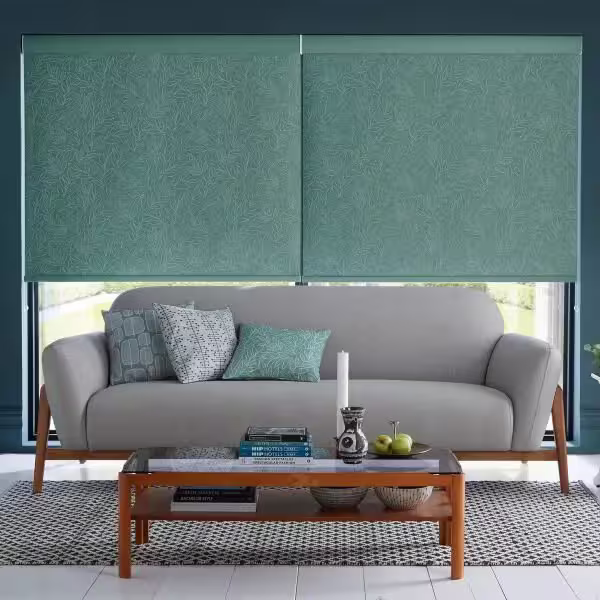 2 roller blinds sise by side